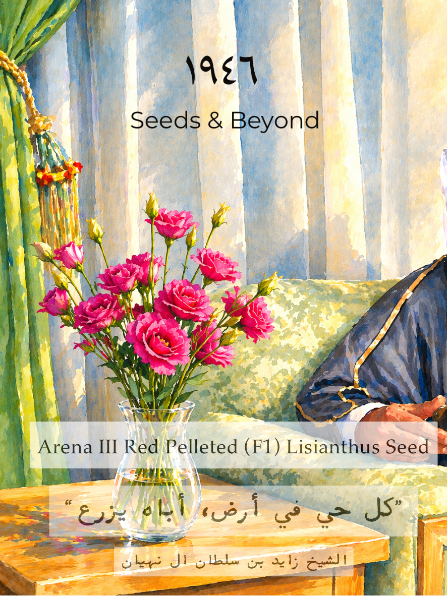 Arena III Red
Pelleted (F1) Lisianthus Seed