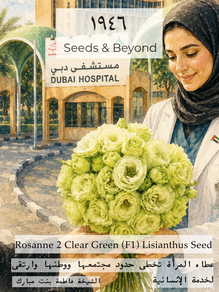 Rosanne 2 Clear Green
Pelleted (F1) Lisianthus Seed