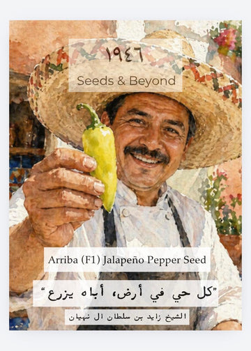 Arriba
(F1) Jalapeño Pepper Seed