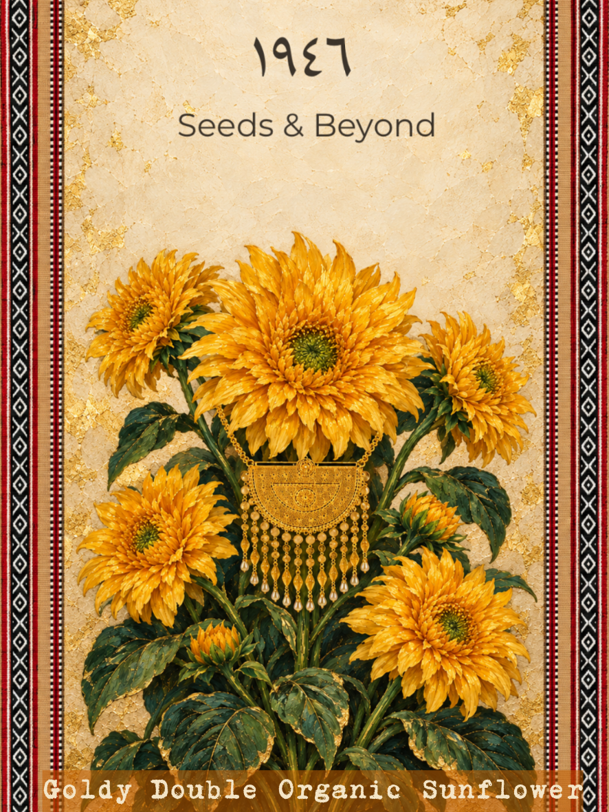 Goldy Double
Organic Sunflower Seed