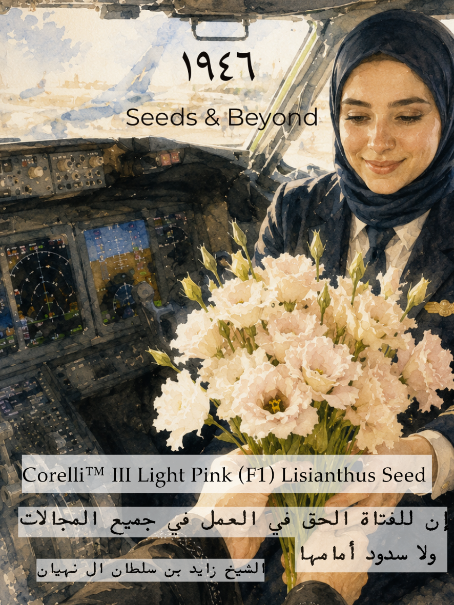 Corelli™ III Light Pink (F1) Lisianthus Seed