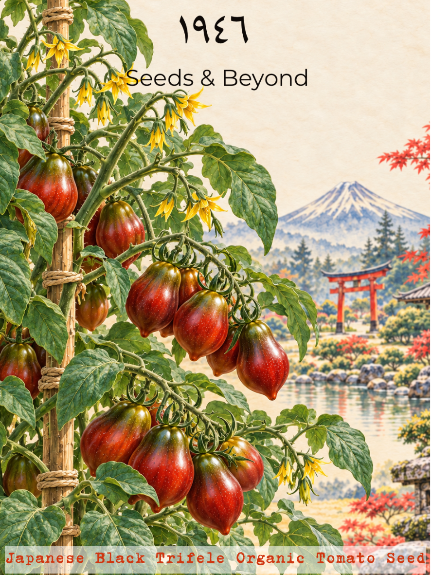 Japanese Black Trifele
Organic Tomato Seed