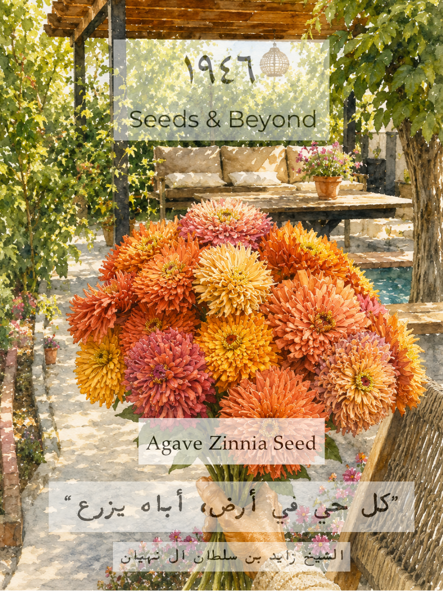 Agave
Zinnia Seed
