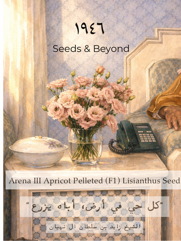 Arena III Apricot
Pelleted (F1) Lisianthus Seed