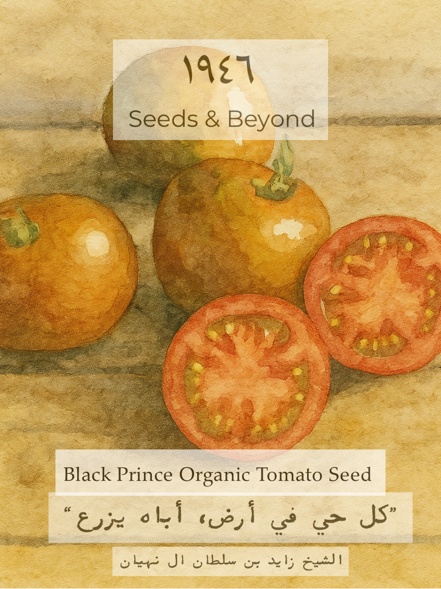 Black Prince
Organic Tomato Seed