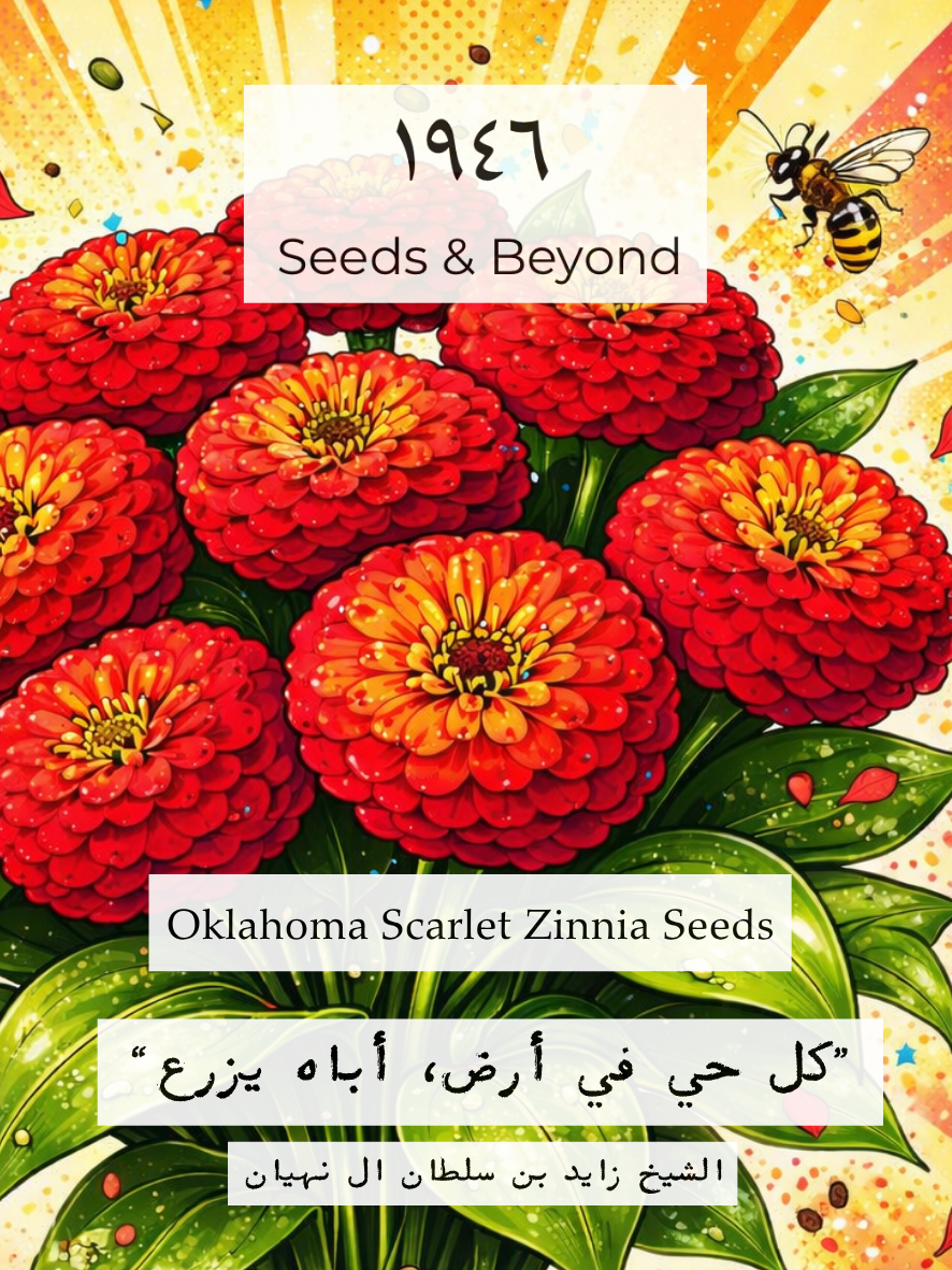Oklahoma Scarlet
Zinnia Seed