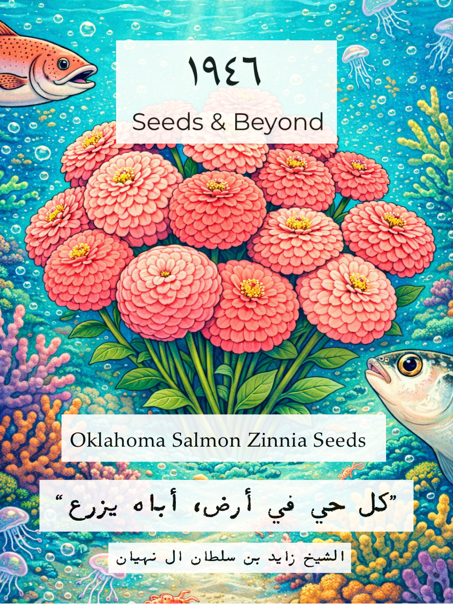 Oklahoma Salmon
Zinnia Seed