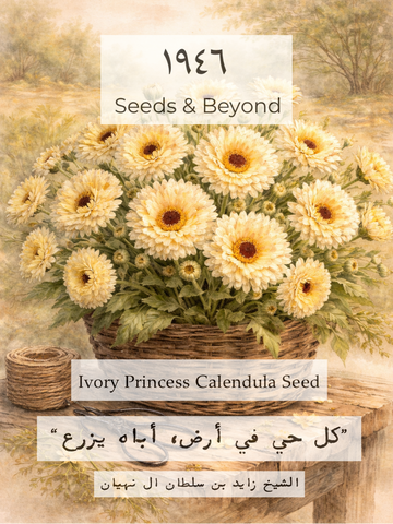 Ivory Princess
Calendula Seed