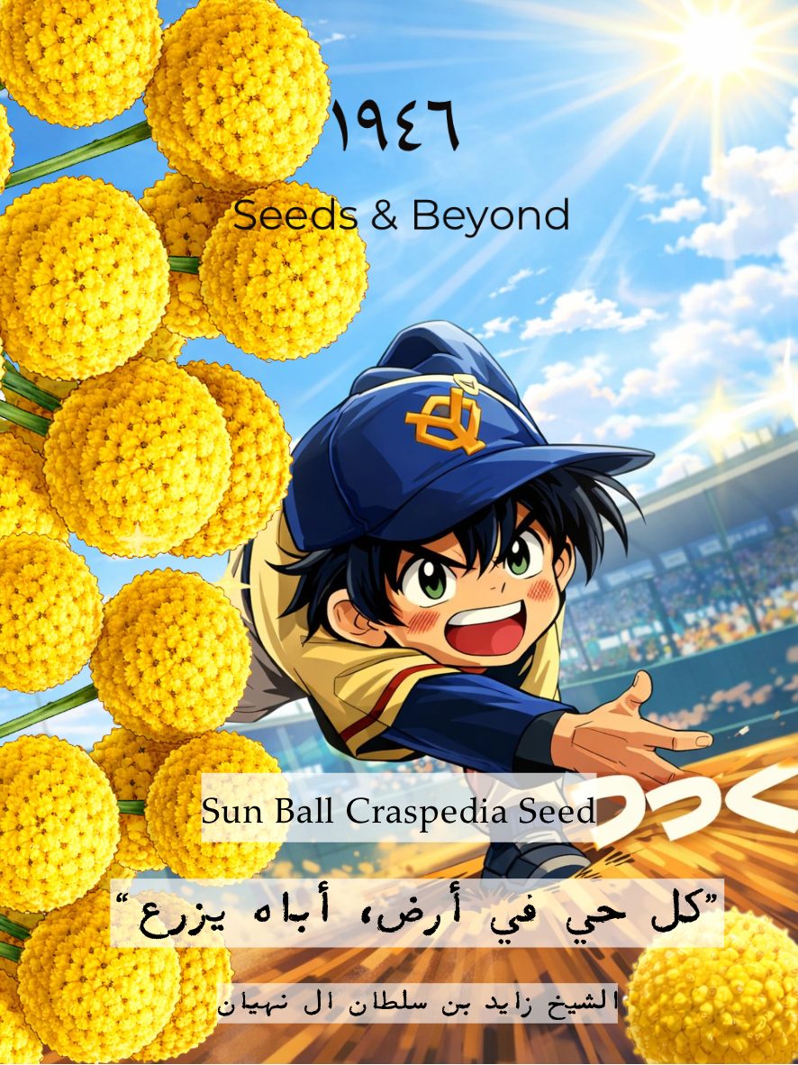 Sun Ball
Organic Craspedia Seed