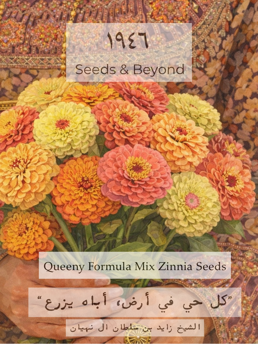 Queeny Formula Mix
Zinnia Seed