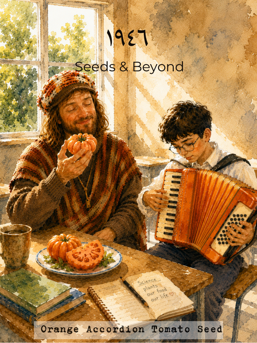 Orange Accordion Tomato Seed
